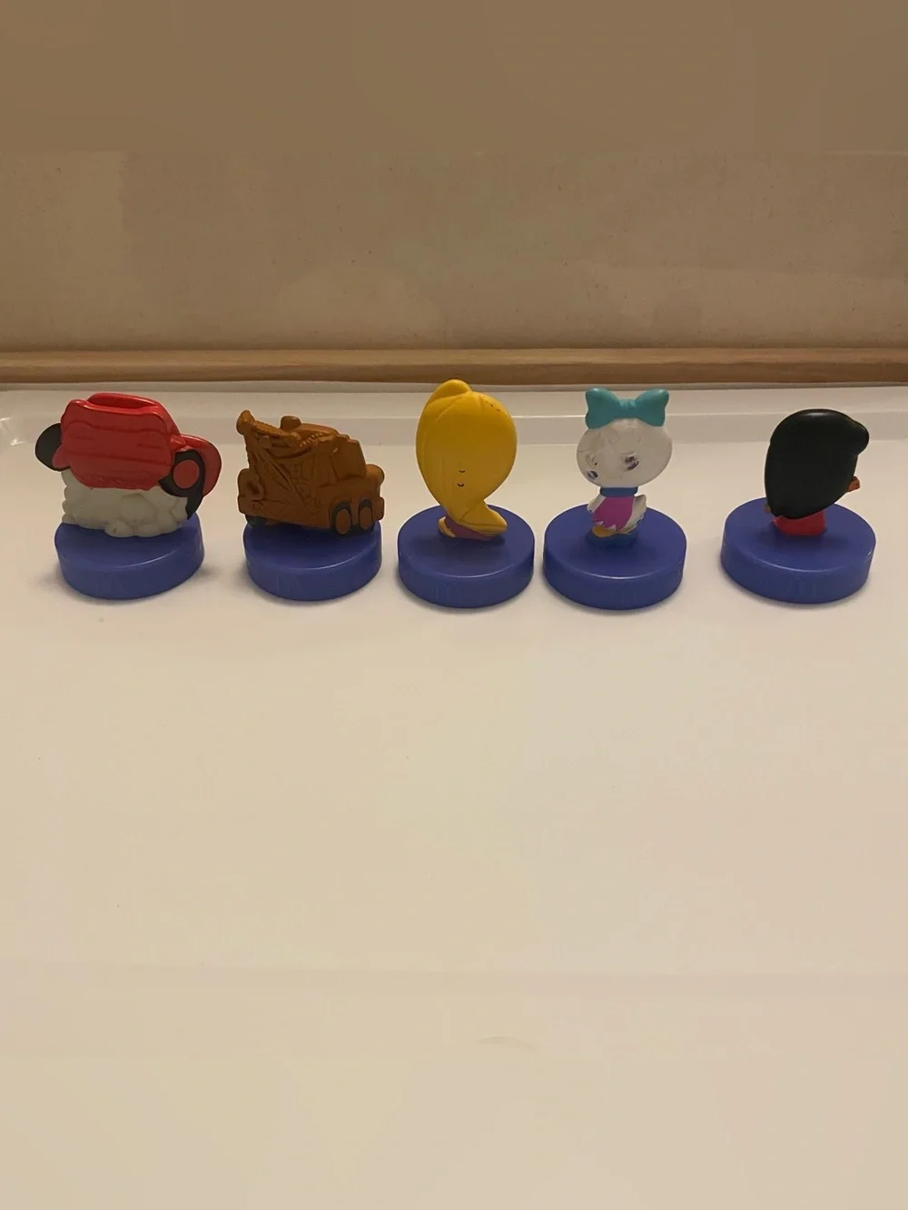 Lot of 5 Disneyland  70th Anniversary McDonald's Happy Meal Toys Cars Mater
